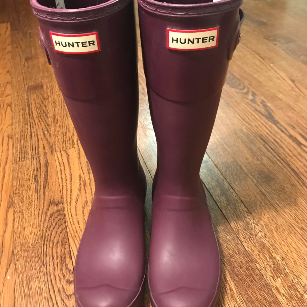 Purple Hunter boots (Big Kids)